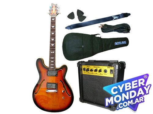 Combo Guitarra Electrica Seg262 + Amplificador 10w + Accesorios
