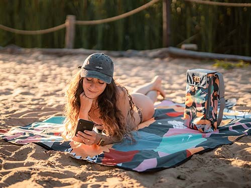 Lona Chilly Picnic Playera Impermeable 1,40 x 1,60 diseño Aquiles