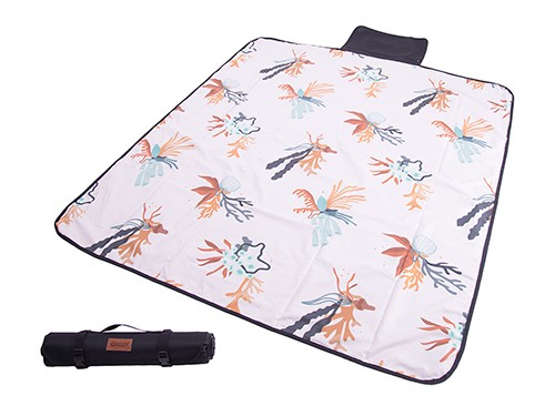Lona Chilly Picnic Playera Impermeable 1,40 x 1,60 diseño Coral
