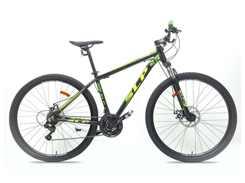 Bicicleta MTB 25 Pro R29 21v Frenos a disco Negro/Verde Talle M SLP
