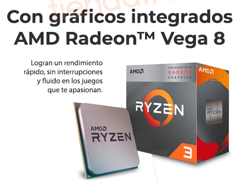 PC Gamer Completa AMD Ryzen 3 3200G 8GB 240GB SSD Rápida Monitor
