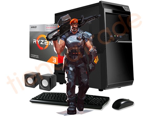 PC Gamer Armada Computadora AMD Cpu Ryzen 3 8GB Tiendatrade