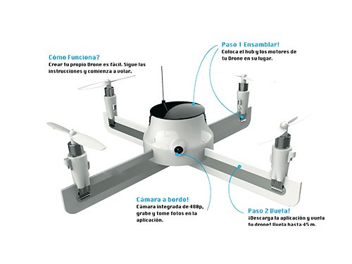 Drone  cámara 480dp Conexión Wifi Vuelo estable Panacom
