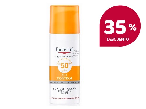 Eucerin Sun Gel Crema Facial Toque Seco SPF50+