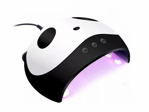 Cabina led de uñas UV con sensor y usb - Diseño oso panda