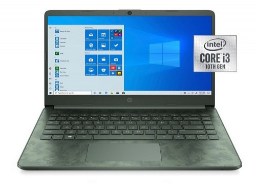 Notebook Hp 14" 256gb 8gb Ram Intel Core i3-1115G4 Verde Militar