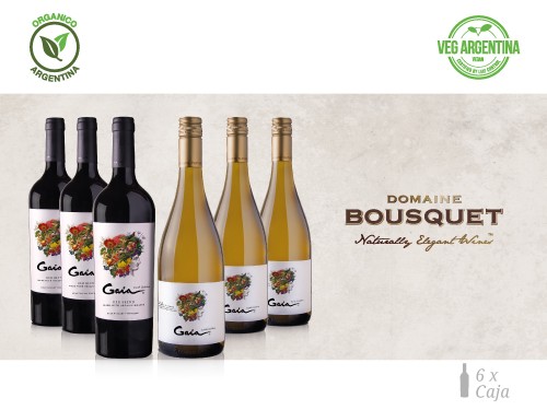 Vino Mix de Gaia Organico 6x750 ml. Domaine Bousquet