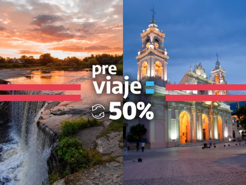 6 noches 4⭐️ Iguazú & Salta ♲ 50% jubilados ♲ 70%