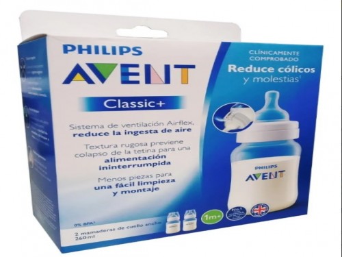 AVENT PACK X 2 MAMADERAS CLASSIC 260ML