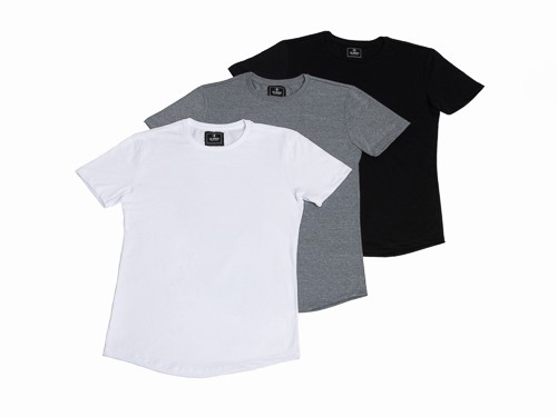 Pack 3 remeras Curve T-shirt colores: combinados