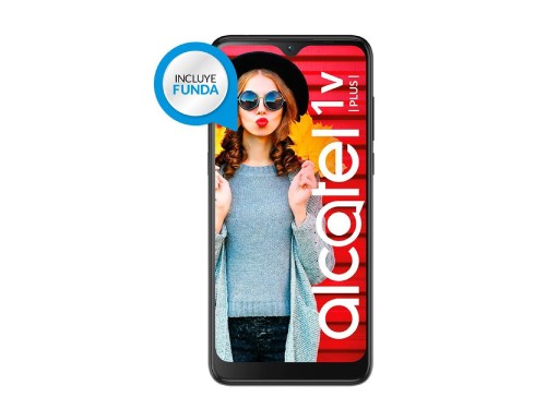 Telefono Celular Alcatel 1V Plus Open - Negro, 6,22" 32GB, 2GB