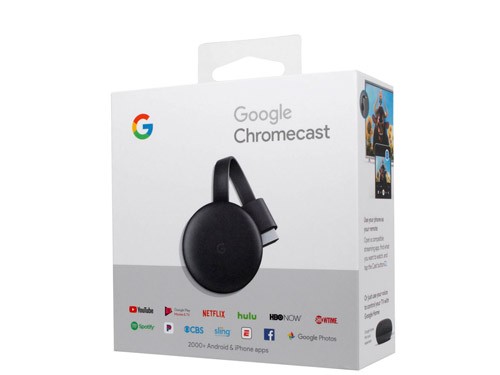 Chromecast 3 Hdmi 1080 Wifi Negro Google