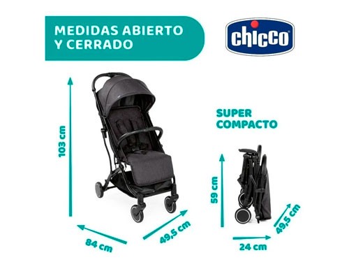 Chicco Cochecito Trolley Me Ultraliviano Compacto 7986585