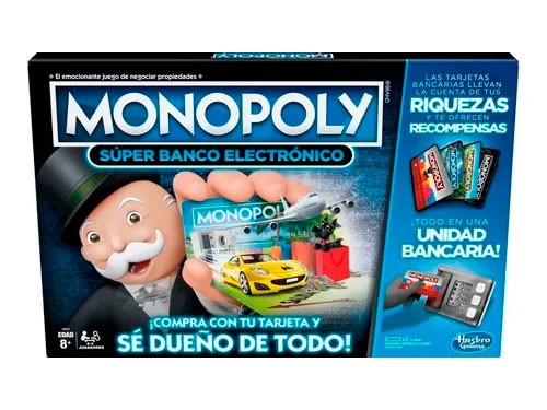 Juego De Mesa Monopoly Super Banco Electrónico E89785730