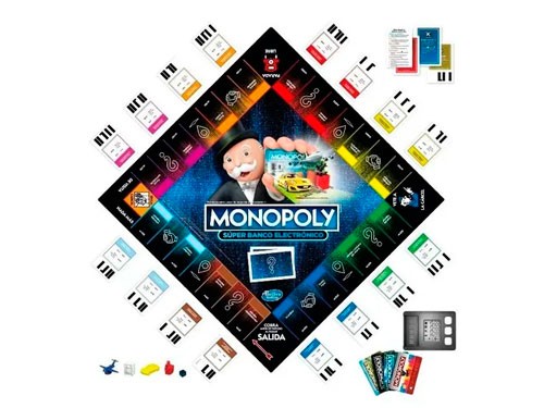 Juego De Mesa Monopoly Super Banco Electrónico E89785730
