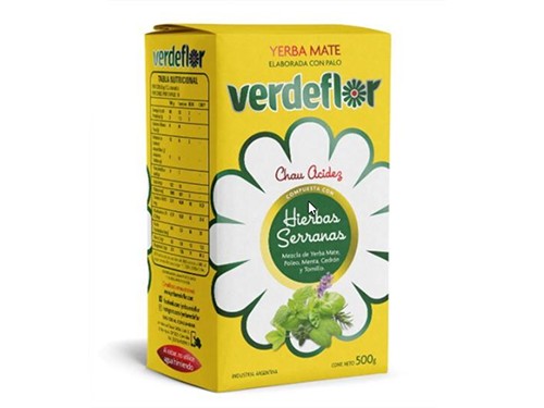 Yerba Hierbas Serranas - 500gr - Verde Flor