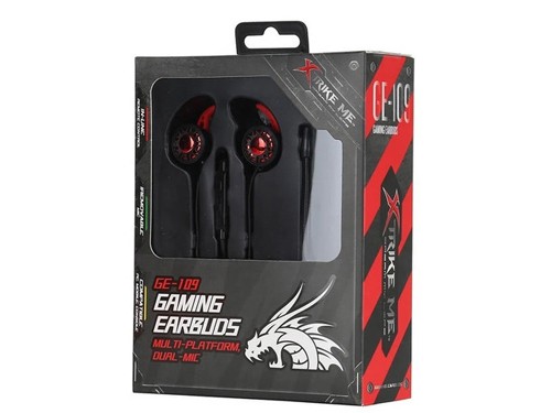 Auriculares In-ear Ge-109 Gaming Xtrike Me Microfono 3.5mm