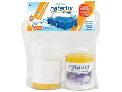 Kit para piletas de lona Nataclor - Pastillas Multiacción + Boya