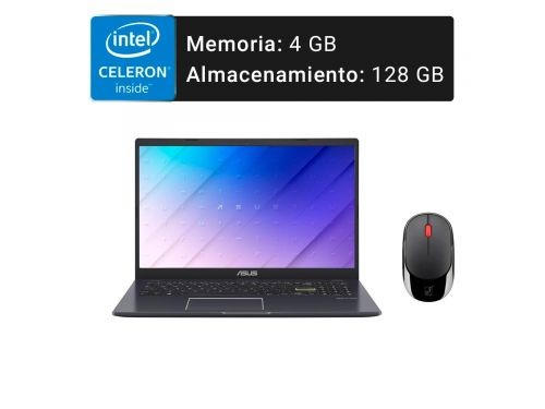 Notebook ASUS Celeron N4020 4Gb RAM 128Gb EMMC 15.6 W10 + Mouse 360