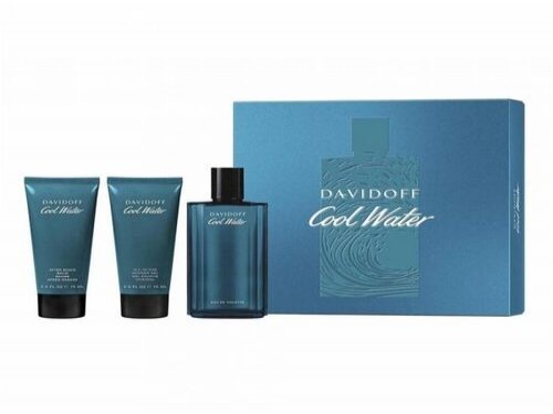 PERFUME SET COOL WATER EDT 125 ML +SHOWER GEL 75 ML+AFTER SHAVE 75 ML