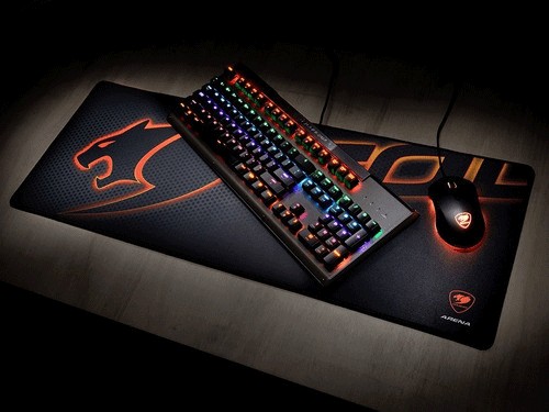 Pad Gamer Cougar Mouse/teclado Arena Black 800mm X 300mm