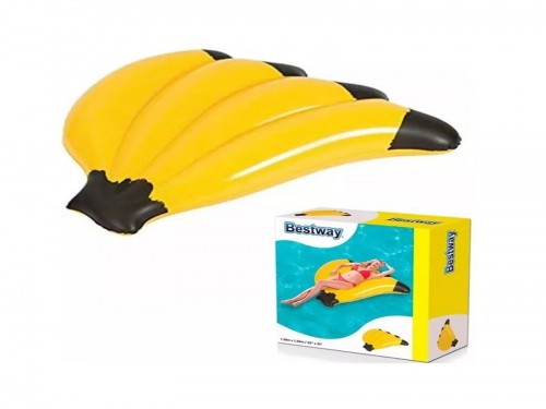 Colchoneta Inflable Bestway Banana Para Pileta 139 x 129 cm