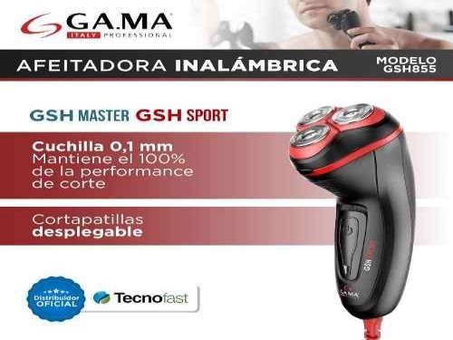 Afeitadora Gama Gsh855 Sport Recargable Inalambrica