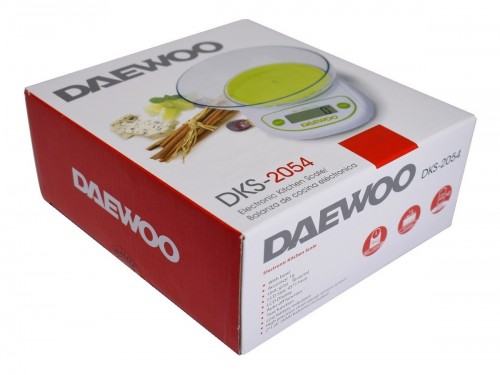 Balanza De Cocina Digital Con Bowl LCD 3 Kg Daewoo DKS2054