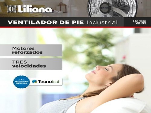 Ventilador Industrial De Pie Liliana 32 Pulgadas Vpi32 280w