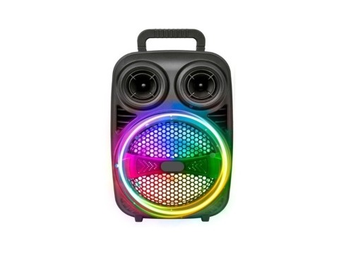 Parlante Portatil Inalambrico Bluetooth luces led Karaoke Fm Noga 420b
