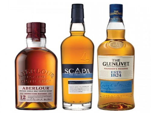Combo Whisky Escocés Scapa Aberlour Glenlivet Founders