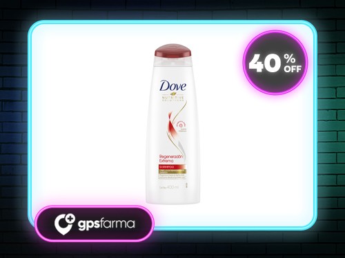  Shampoo Dove Regeneración Extrema x 400ml