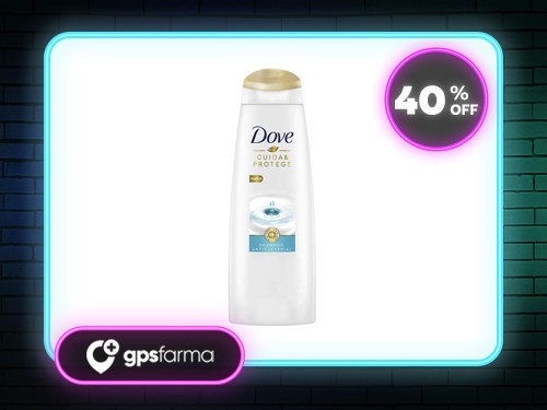 Shampoo Antibacterial Dove Cuida & Protege 400 ml