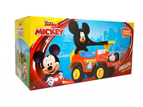 Andador Disney 2 en 1 con Barral Mickey