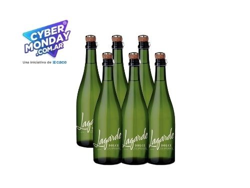 Lagarde Dolce Kit Champagne Dulce Natural Caja X6u 750ml