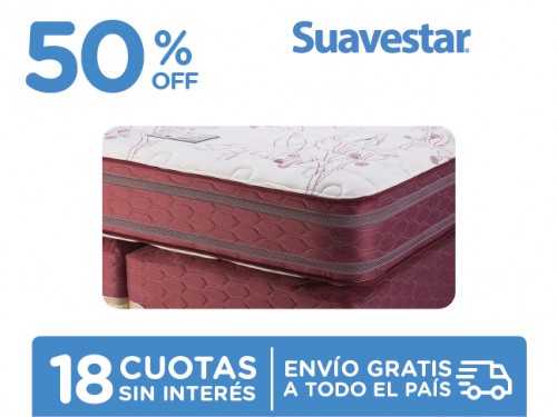Sommier Suavestar Insignia Rouge 200x160 Queen 