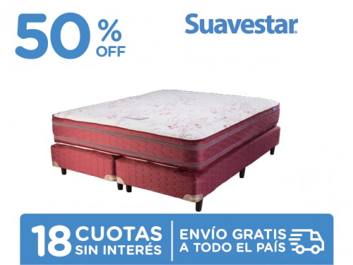 Sommier Suavestar Insignia Rouge 200x180 King