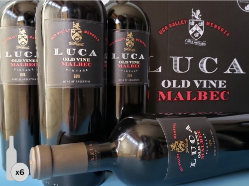 Luca Old Vine Malbec x 6 botellas de Laura Catena. Entrega gratis