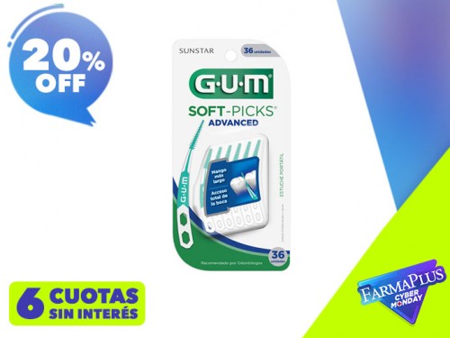 Gum Palillos Interdentarios Soft Picks Advanced x36