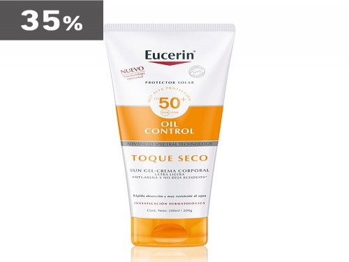 Eucerin Sun Oil Control-Toque Seco x 200ml