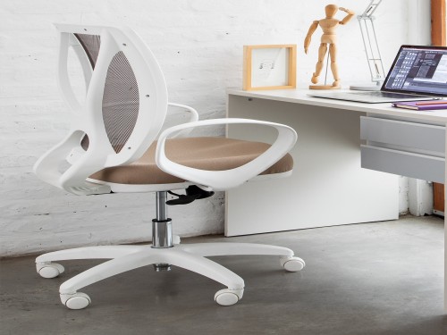 silla de escritorio oficina ejecutiva moderna alma blanca