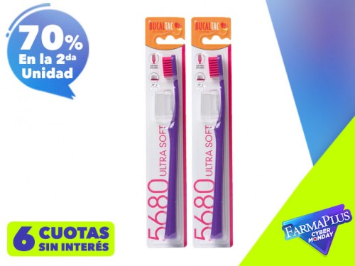 Bucal Tac Ultra Soft Cepillo Dental Adultos 5680 C/ Capuchón