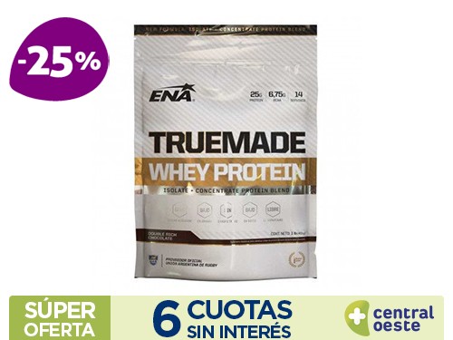Whey Protein Truemade Suplemento Deportivo 453g 1Lb Chocol