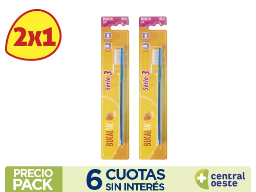 Cepillo Dental Bucal Tac Classic Serie3 con Capuchon