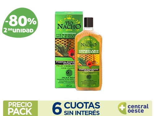 Shampoo Tio Nacho Herbolearia Milenaria x415ml