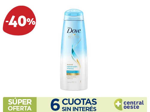 Shampoo Dove Hidratación Intensa x400ml