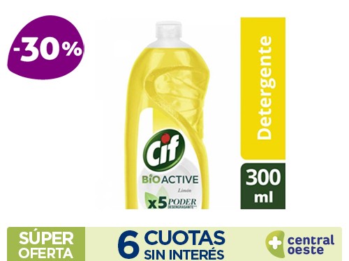 Detergente Cif Limón x300ml