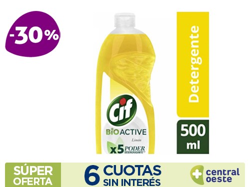 Detergente Cif Limón x500ml