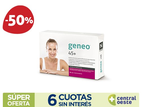 Natufarma Suplemento Vitamínico x30comp Geneo 45+