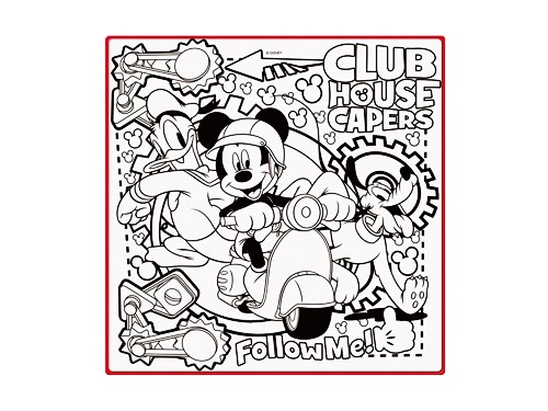 Alfombra Para Colorear Mickey Club House Artistic Mat Original Ditoys